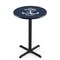 Holland Bar Stool Co 36" Blk Wrinkle US Naval Academy NAVY Pub Table L211B3628USNavA - alternate 1